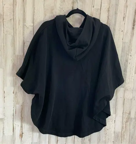 Cutter and Buck  Black Sleeveless Activewear Hooded Poncho