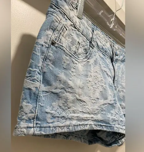 VTG 90s Y2k Mossimo Patterned Denim Jean Mini Hot Shorts