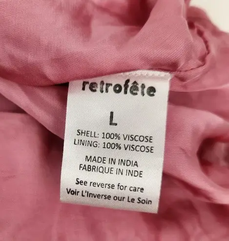 Retrofête Retrofete Jill Sequin Mini Dress in Pastel Pink Size Large NWT Spaghetti Straps