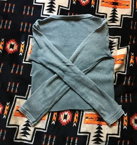 Sparkly cropped cardigan, glitter cardigan, silver cardigan Size XS