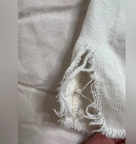 House of Harlow 1960 100% Cotton White High Rise Jean Shorts