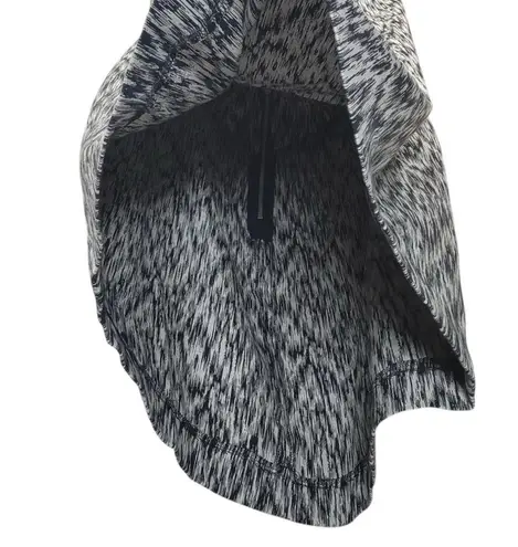 Sandro Sleeveless Round Neckline Open Back Mini Dress in Heather Grey/Black