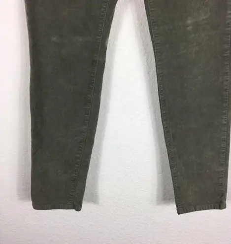 Closed Baker 1920 Corduroy Pants Size 24 Muddy Beige Slim Fit Straight Cropped Green