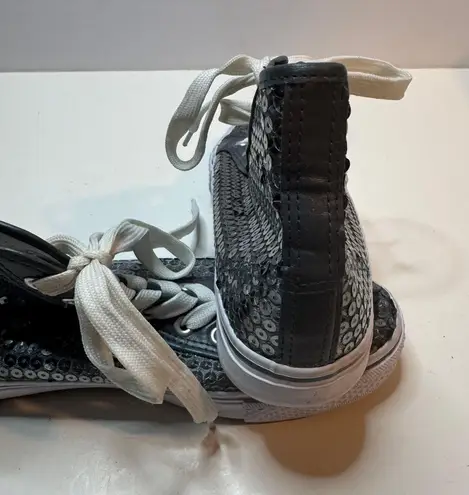 Womens Balera Sequins High Tops Size 6 Gray