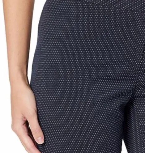 Karl Lagerfeld Navy Trousers Polka Dot Pattern