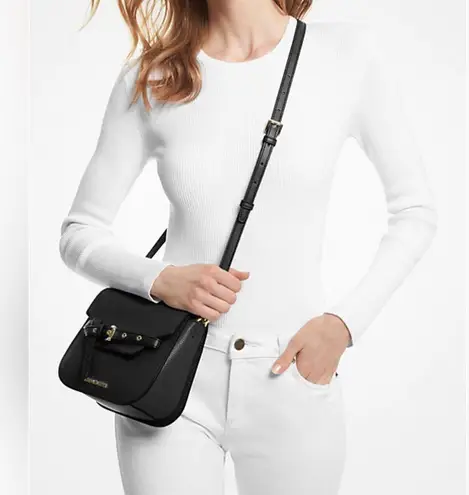 Michael Kors Emilia Small Leather Crossbody Bag