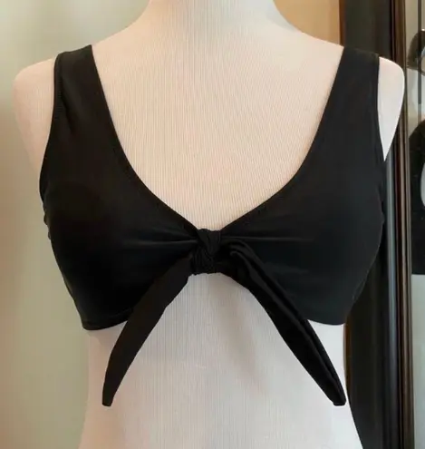 Blooming Jelly Small Black Bikini Top