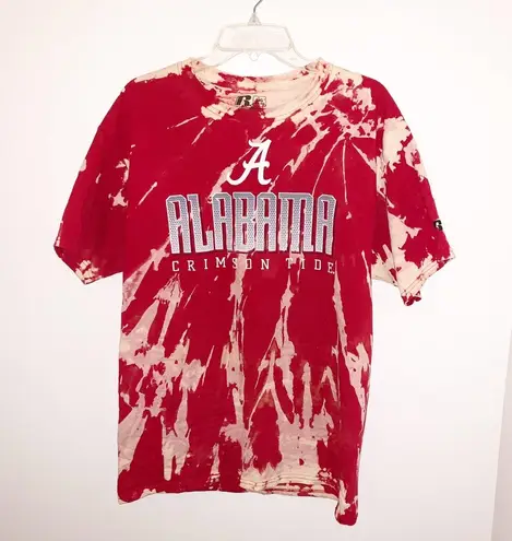 Alabama Crimson Tide Dyed Tee Red Size L