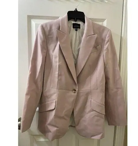 JUIDTH&CHARLES Preppy Office Light Pink Tailored Buttoned Blazer SIZE 10