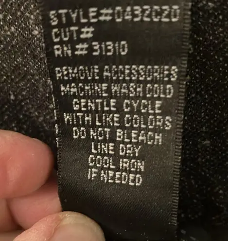 AB Studio Vintage Women’s Black Tweed pants size 6