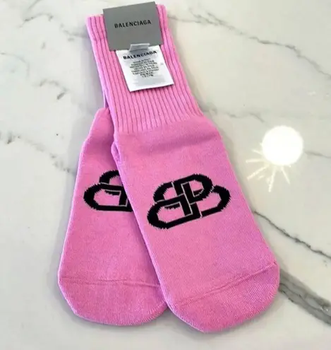 Balenciaga Logo Knit Socks