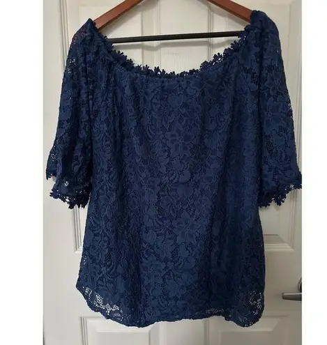 Women’s Miholl Navy Blue Bell Half