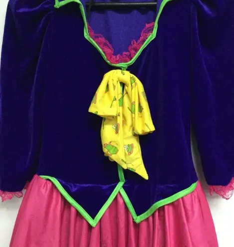 A.L.C. in Wonderland Mad Hatter Dress Halloween Costume Womens Teen Jr Size 7-9