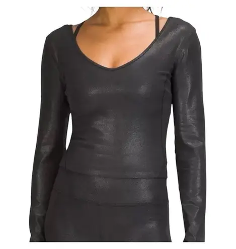 Lululemon  Align small shine shimmer scoop neck crop active yoga top TLS2 2832