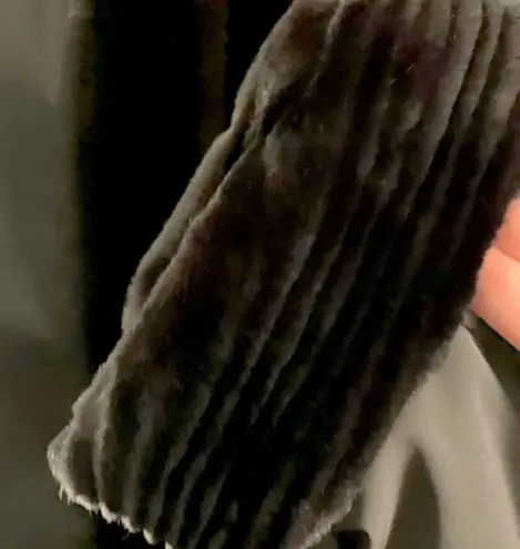 Gallery Faux Fur Trench Rain Snow Coat by Woman | 1x