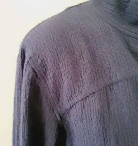 Orvis black lightweight crinkle packable travel jacket size mp