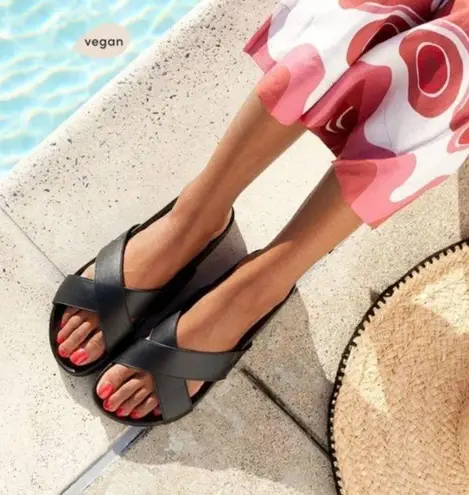 Birdies Robin Slide Sandal Black Women's Size 6