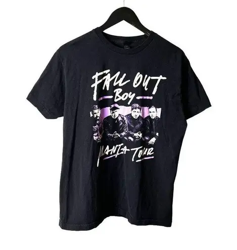 2018 Fall Out Boy Mania Tour T Shirt Black Large L Rock Band Graphic Tee Vintage