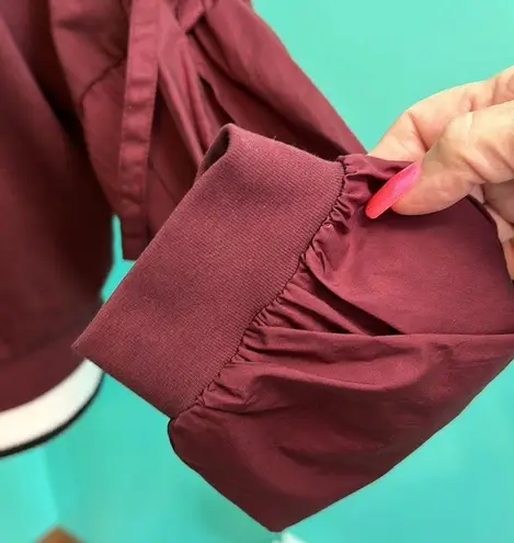 DO+BE  Long Sleeve Plum Crop style Top