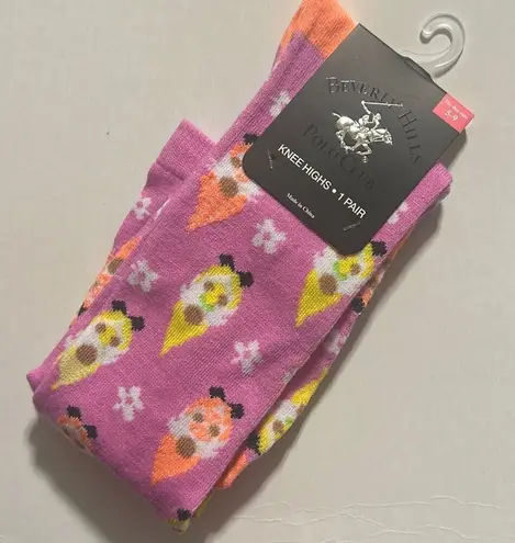 Beverly Hills Polo Club knee-high socks size 5-9