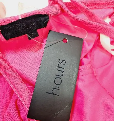 H:ours Estelle Mini Dress in Pink Small