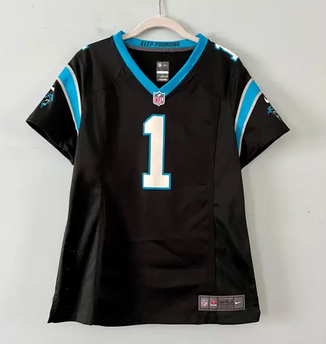 Nike Carolina Panthers Cam Newton  Game Womens Black NFL Football Jersey