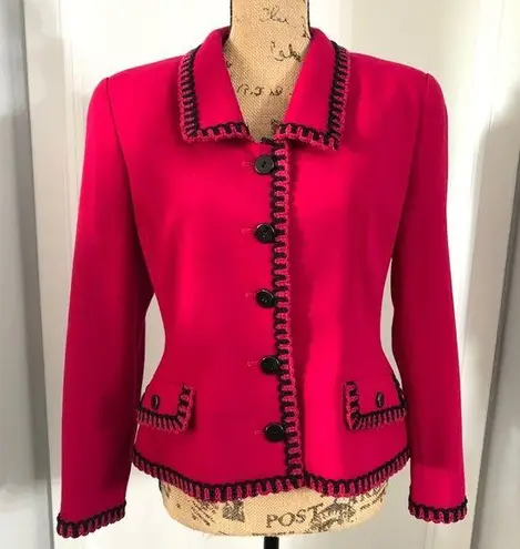 Vintage Ricki Freeman for Teri Jon Saks Blazer Size 12P