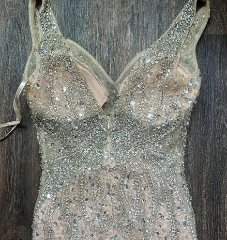 Aspeed Thin Strap Embellished Mermaid Dress