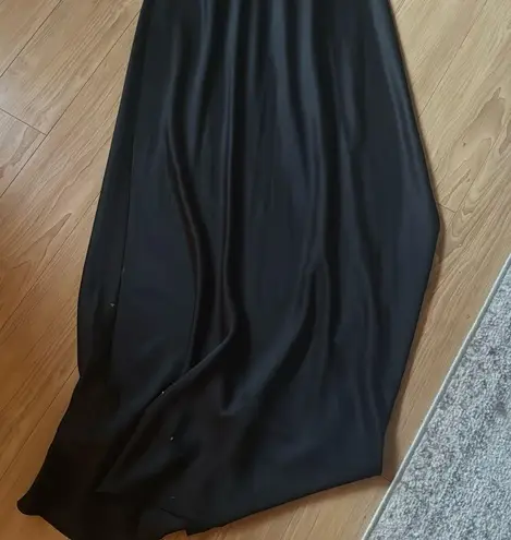 Il Volo MIDNIGHT Silk Slip Dress Black Size M