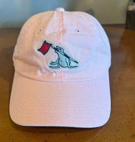 American Needle Pebble Beach Cynthia Sealion Pink Adjustable Golf Cap – Rare, Excellent