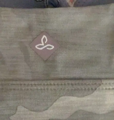 prAna Layna Brami Adjustable Sports Bra Sage Camo Green Yoga Barre S New