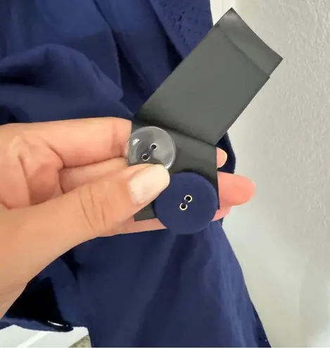 Farm Rio Eyelet Double Breasted Trench Coat XS