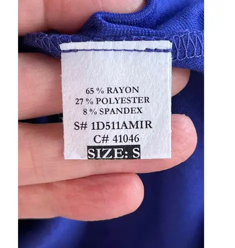 Casual Couture By Green Envelope Cobalt & Black Mini Sheath Dress Size S. NEW