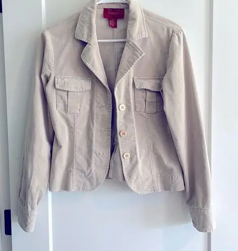 Paris Blues beige corduroy blazer jacket