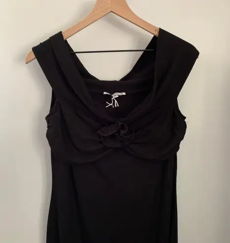 Reformation Large NWOT Fiorello Black Midi Dress