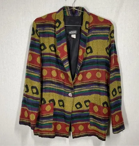 Wrapper USA Southwest Aztec Boho Vintage Retro Jacket in Size Large