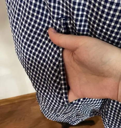 Vintage seersucker gingham bomber embroidered and embellished stars size 10 White