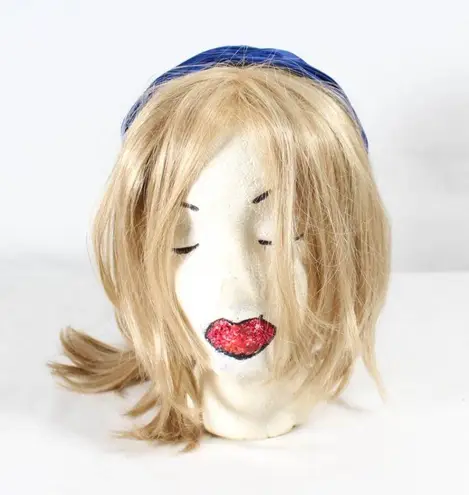 Vintage 1950s Blue Sateen Women's Hat by Vicki – Classic Mid