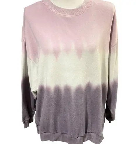 American Eagle  AHH-MAZINGLY Soft Jegging Fit TieDye Pink/Purple Sweatshirt SMALL