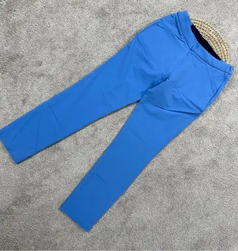 Peter Millar Crown Sports Women’s Dynamite Technical Golf Pants Pull On Blue 2