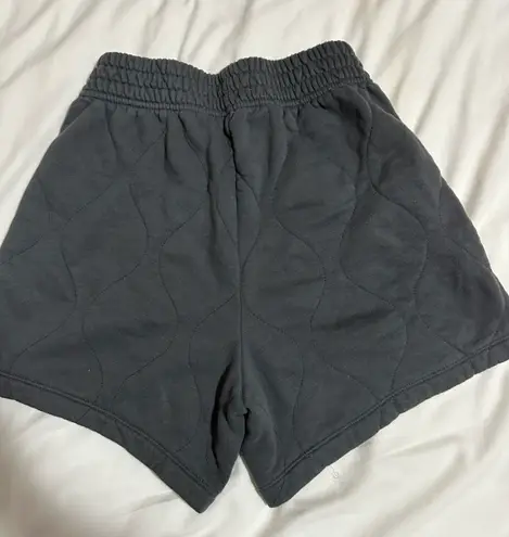 Abercrombie & Fitch High Waisted Quilted Sweat Shorts