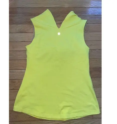 Lululemon  Athletica, Workout Tank Top, Built in Bra, Yellow, Women's medium