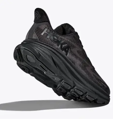 Hoka One One Clifton 9 Women's Running Shoes Black Size 8B