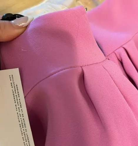 Oscar de la Renta bow-embellished long strapless dress