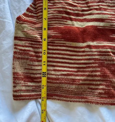 Striped knit halter top Size M