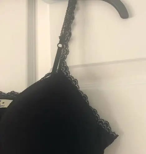 🆕 Black Camisole with lace trim & built