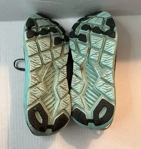 Hoka One One Rincon Women’s Charcoal Gray, Aqua Sky Trainer Sz 8.5 Used See Dsx