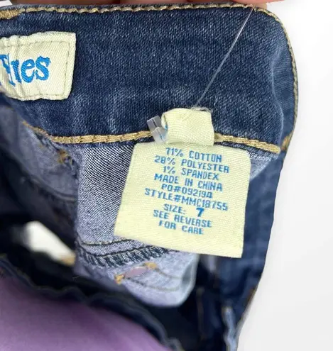 Paris Blues 90s Vintage Blue Stretch Jean Cut Off Shorts