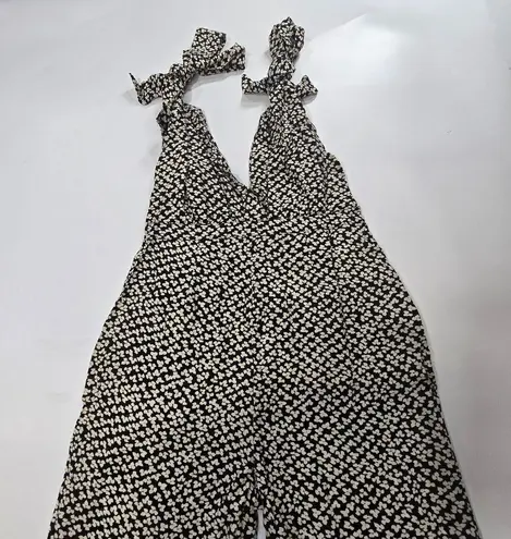 LPA Shoulder Tie Jumpsuit in Little Leaves