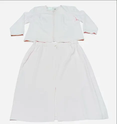 draper's & damon's Draper’s & Damon’s 3-Piece Skirt Suit Set Pink NWT Women’s 18P Jacket Tank Skirt